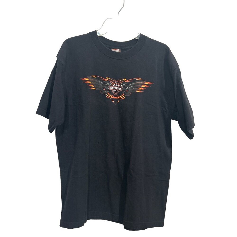 Harley-Davidson Indy West Plainfield Indiana 2005 XL T-Shirt 100% Cotton Black